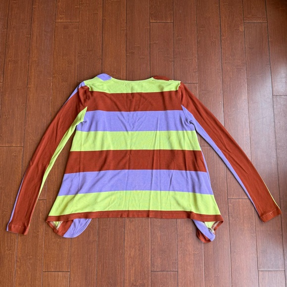 Colorful Striped Cardigan by Italian Designer Paolo Casalini - Picture 2 of 5